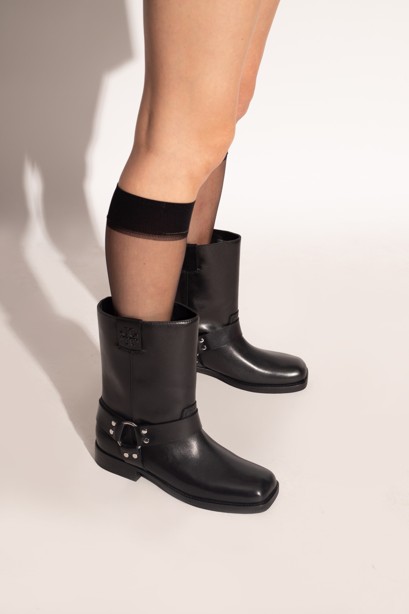 Tory burch hot sale motorcycle boots